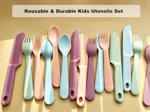 ChaLeeMoo reusable silverware set for school lunch