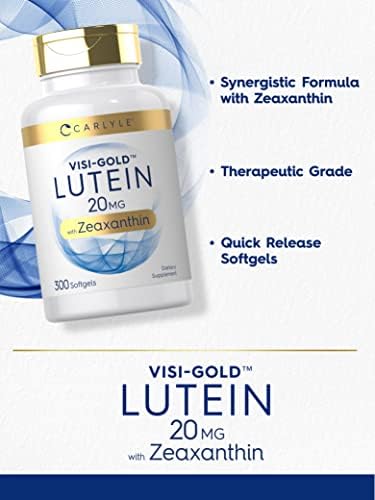 Carlyle Lutein And Zeaxanthin softgels capsule close up view