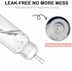 Four pack of transparent sippy straw replacement nipples close up
