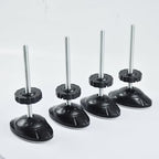 Side perspective of the eight millimeter tension screw bolts used for secure child safety gates.