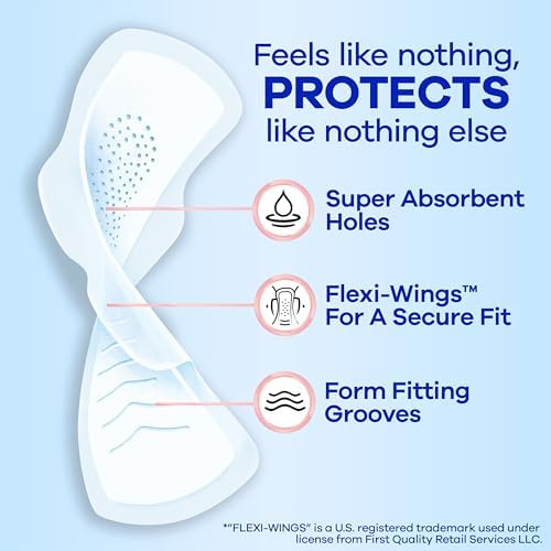 Always Infinity size 3 extra heavy absorbency pads pack of 84 count.