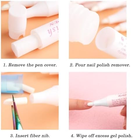 Precision tip view of Jowxsx manicure corrector pen