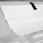 Unfolded 18 inch by 13.5 inch paper changing pad liner sheet