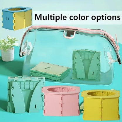 Vufvoid potty seat being used as a reducer on a toilet