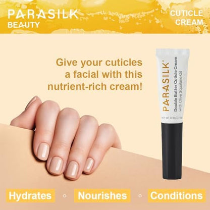 Travel friendly size of Parasilk Double Butter Cuticle Cream
