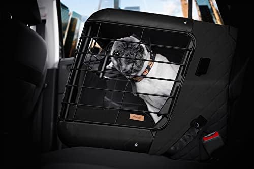Swiss engineered 4pets Caree black series luxury pet travel crate for vehicles