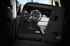 Swiss engineered 4pets Caree black series luxury pet travel crate for vehicles