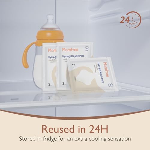 Close up of soothing gel pad for nursing mothers