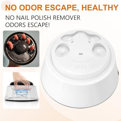I.B.N manicure tool with lid for safe polish removal