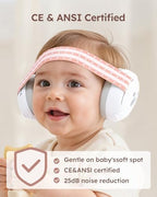 Yoofoss baby earmuffs with portable carrying pouch