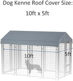 MDHAO outdoor pet shelter canopy undergoing water resistance testing with double stitched seams