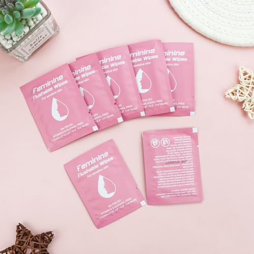 Alcohol free unscented feminine hygiene wipes for sensitive skin