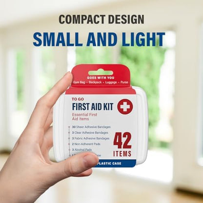 Small travel size emergency kit for camping and field trips