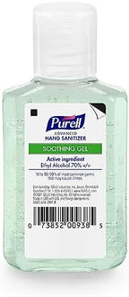 PURELL Advanced Hand Sanitizer Soothing Gel, Fresh Scent, 2 fl oz Travel Size Flip-Cap Bottle (Pack of 6), 3156-04-EC - Image 2