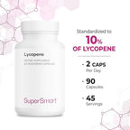 Supersmart prostate and heart health supplement bottle side profile