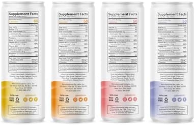Full twelve pack box packaging of USA imported Leilo plant powered calming drink assortment.