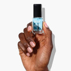Side profile of Get Strong nail hardener glass container