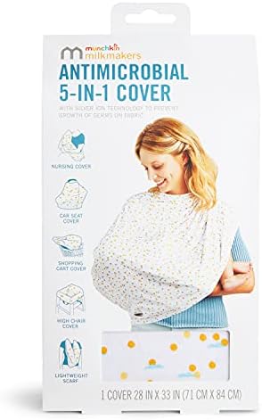 Munchkin Milkmakers nursing cover used as car seat canopy