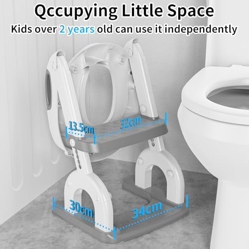 KYYOKE height adjustable potty trainer step stool ladder separated for sink access