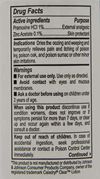 Quality Choice external analgesic skin protectant clear formula packaging detail