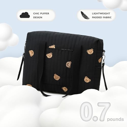 Loradi travel bag showing stroller hook attachment