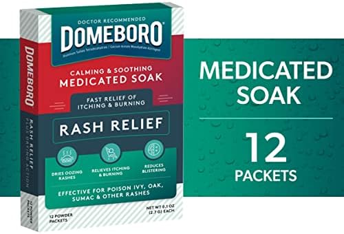 Domeboro medicated soak for athlete's foot and weeping rashes