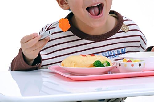 Close up of Okabe Japanese stainless steel toddler fork tines