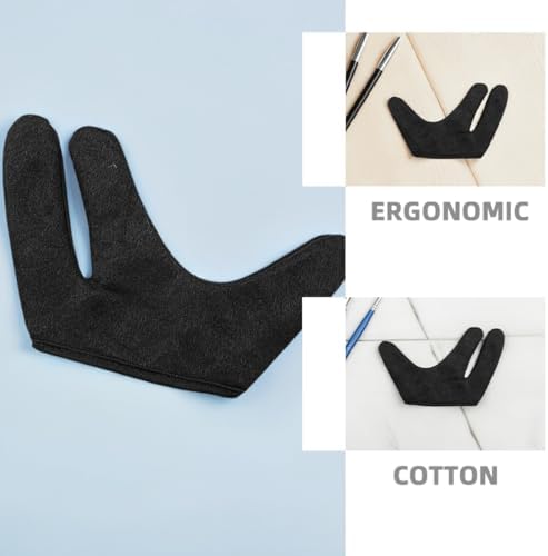Four piece pack arrangement of the professional salon finger covers for hair straighteners.