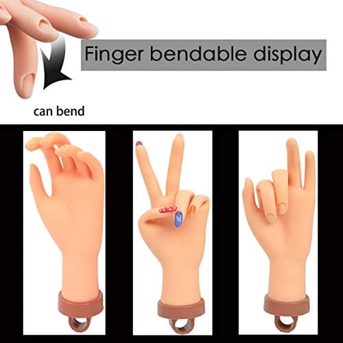 Bendable finger detail of Fu Shen nail training hand