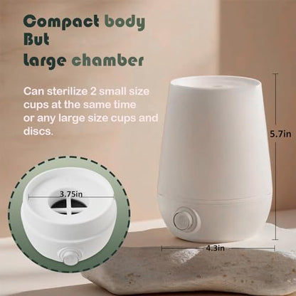 LZLIKYEY period cup steamer packaging and portable hygiene device