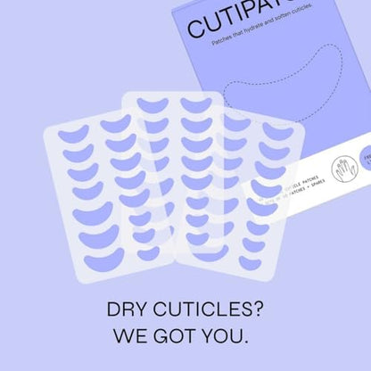 Nail care self care routine using Cutipatch imported cuticle patches