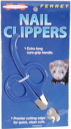 Marshall small animal claw trimmer packaged showing ergonomic long grip handle design