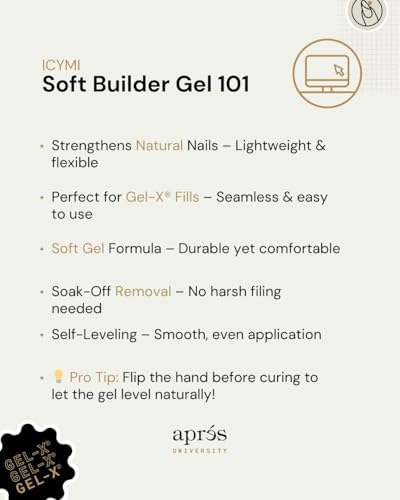 Aprés Soft Gel Builder used for extension fills
