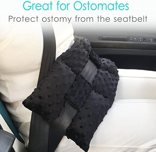 D. Cozy ileostomy support pillow with side zipper opened to show adjustable polyester fiberfill