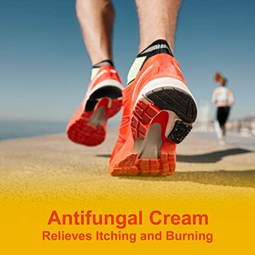 Topical antifungal medication for burning and itchy skin relief.