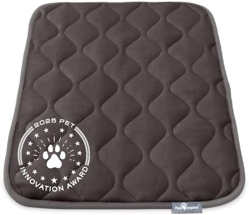 Paw Inspired reusable plush pet pad showcasing the premium non-slip silicone backing details.