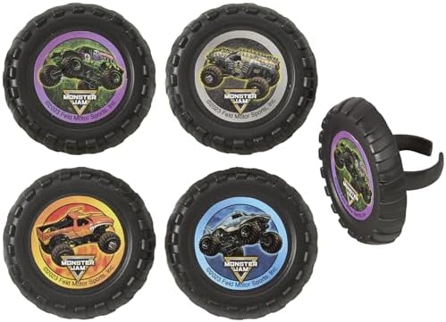 DecoPac Monster Jam rings for birthday party treats