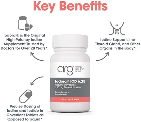 Back of Optimox Iodoral bottle showing ingredients list