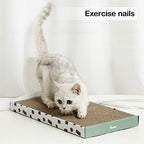 Debris catching functionality of the outer protective tray keeping clean home floors free from cardboard dust
