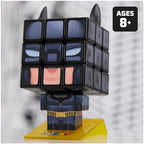 Rubik's Cube Batman puzzle pieces separated to show the intermediate twist and turn mechanics.