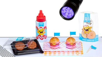 Assembled miniature food replicas crafted using DIY resin components from the Cafe Series 5 collection.