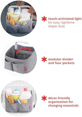 Skip Hop nursery organizer showing side pockets and storage capacity