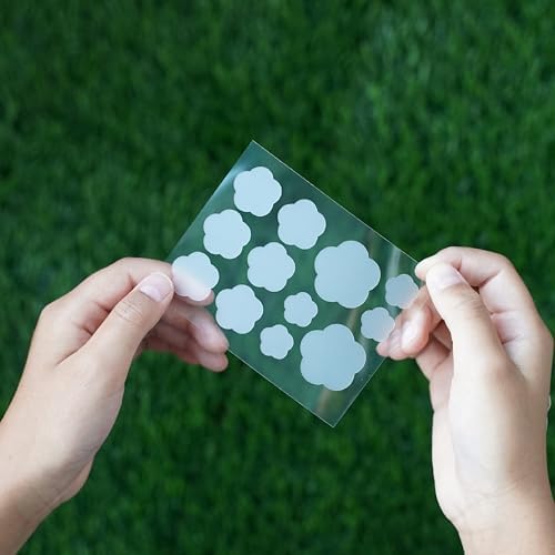 BUZZLUV hydrocolloid insect bite relief patch applied on child arm outdoors