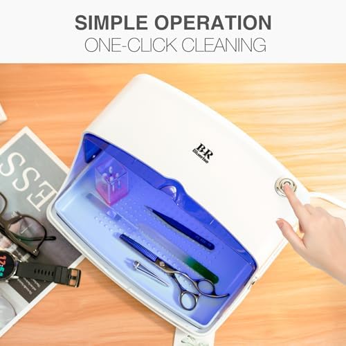 Brbluerise UV sanitizer box used for mobile phone cleaning