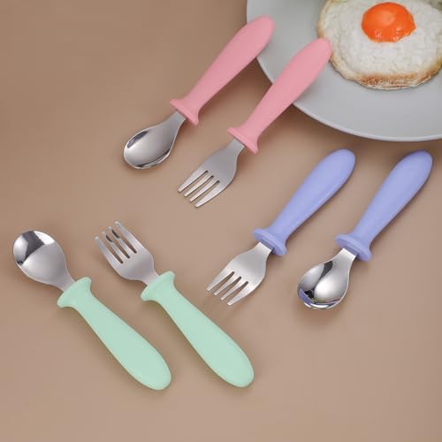 Dishwasher safe Pimoys kids silverware set