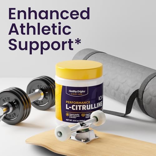 Healthy Origins L-Citrulline nutritional facts panel