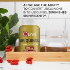 Qunol active CoQ10 antioxidant softgels bottle side profile