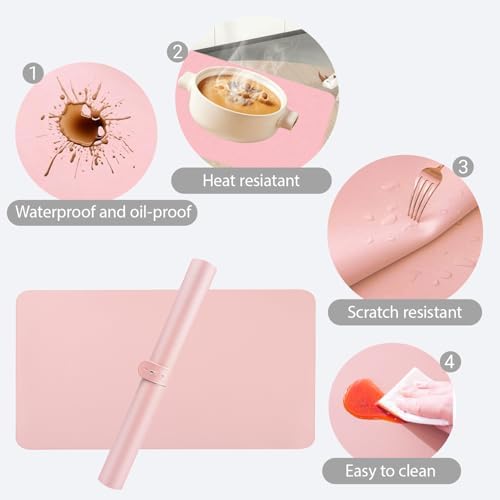 Waterproof nail art mat for acrylic nail station