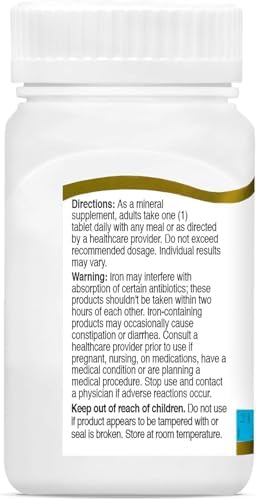 21st Century Iron supplement for red blood cell support packaging