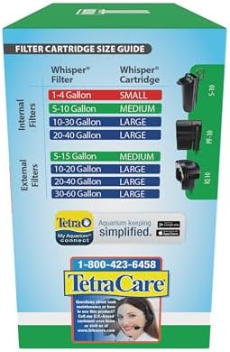 Tetra Whisper filter cartridge compatibility guide image